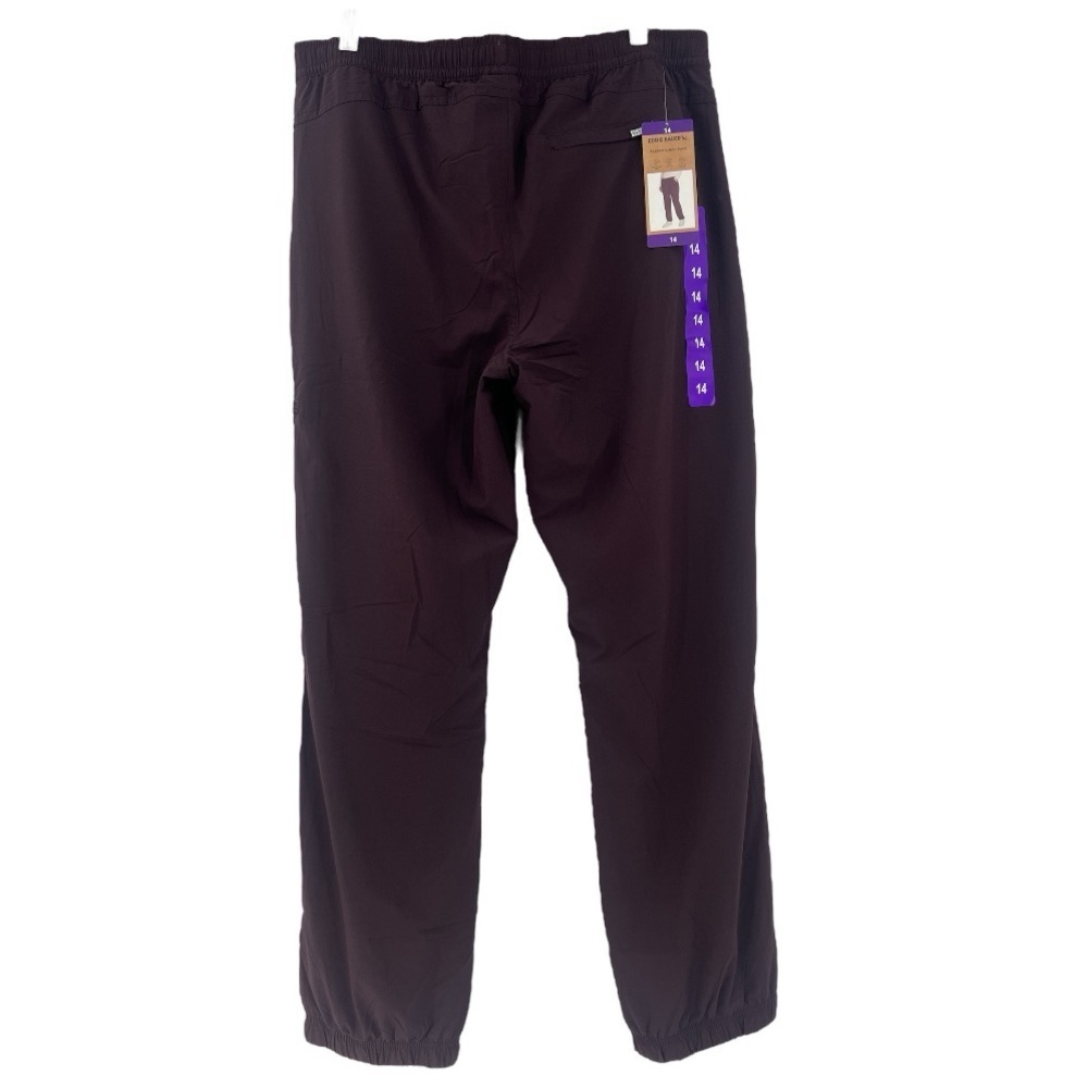NWT’S Eddie Bauer Fleece-Lined Pants Purple SZ 14 New